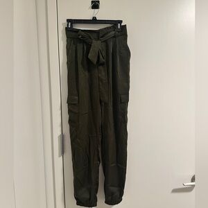 Urban Outfitters silky cargo pants